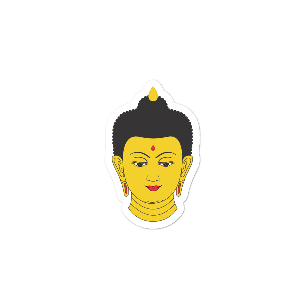 Face of Buddha Bubble-free stickers