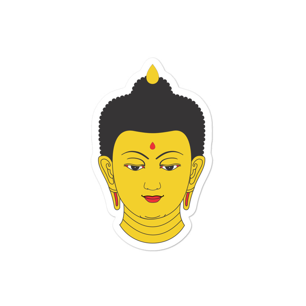 Face of Buddha Bubble-free stickers