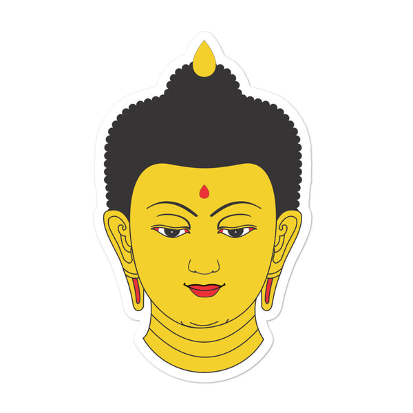 Face of Buddha Bubble-free stickers